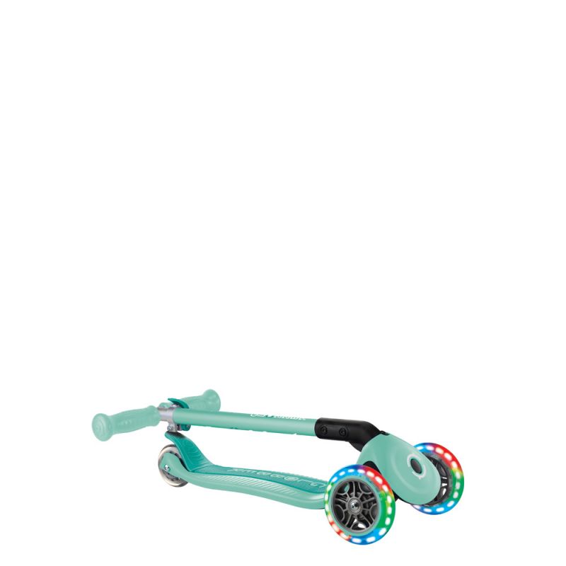 4. Globber Primo Foldable Lights Jr Scooter 432-206-3