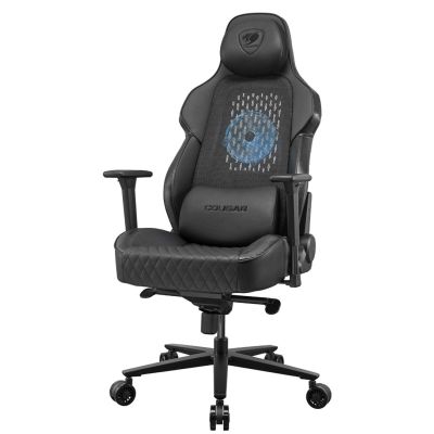 4. COUGAR CGR-ARP-BLB Universal Gaming Chair Upholstered Seat Black, Orange