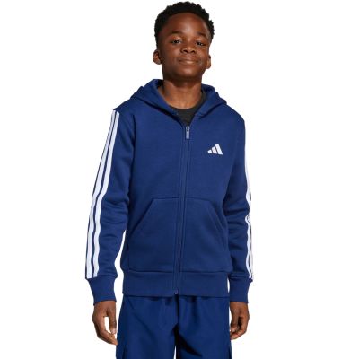 4. adidas Essentials Full-Zip Navy Blue Kids' Sweatshirt JY4980