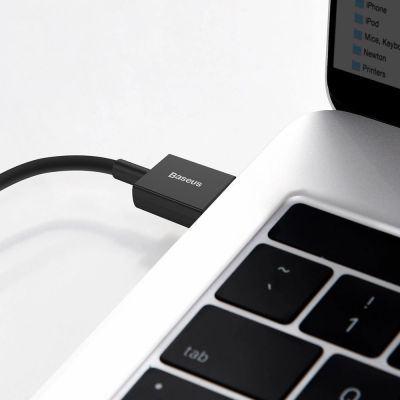 11. Baseus Superior USB - Lightning fast charging data cable 2,4 A 1 m black (CALYS-A01)