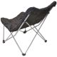 7. HIGH DELUXE CAMPING CHAIR WITH CUSHION ANTHRACITE REDCLIFFS