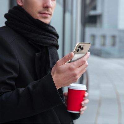 4. Dudao K26 Power Bank 10000mAh 20W USB-A / USB-C / MagSafe - White