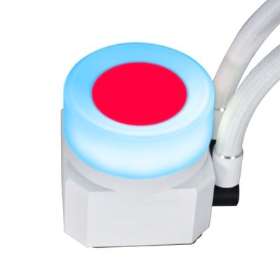 3. Lian Li GALAHAD II 360 Trinity Performance Complete Water Cooling - White