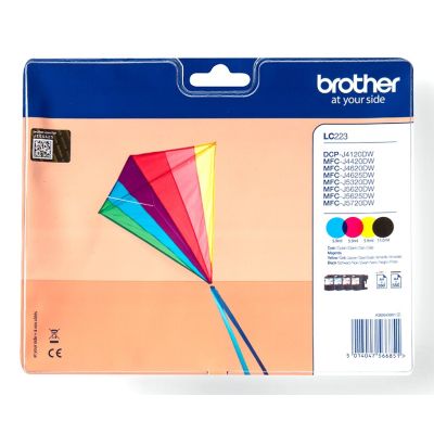 5. Brother LC-223VALBP ink cartridge 4 pcs. Original Black, Cyan, Magenta, Yellow