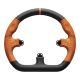4. Asetek SimSports GT – steering wheel rim – closed D-shape, black and orange