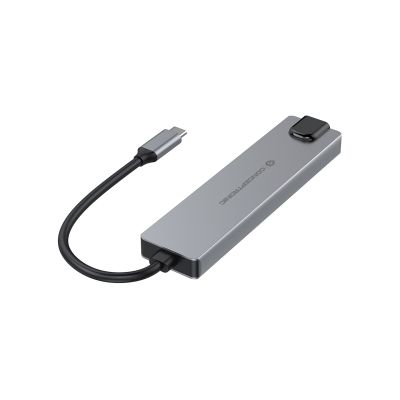 2. Conceptronic DONN29G Wired Docking Station USB 3.2 Gen 2 (3.1 Gen 2) Type-C Gray
