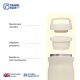 5. TRAVEL BLUE CREAM THERMAL BOTTLE