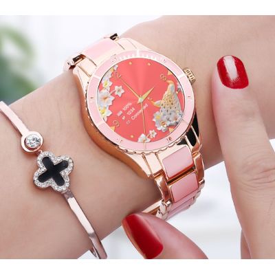5. Rubicon RNCE82 Pink Women's Smartwatch