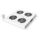 DIGITUS ventilation panel for 19'' cabinets, Basic, Hyper, Unique series, 4 x fan, thermostat, gray