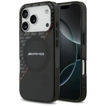 Mercedes AMG IML Double Layer Rhombs MagSafe Case for iPhone 18 Pro / 17 Pro - Black and Red
