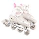 4. NH18188A 2-in-1 GREY-PINK SIZE M (34–38) INLINE SKATES WITH REPLACEABLE HOCKEY BLADE