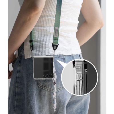 8. Ringke Fusion Flap Case for Samsung Galaxy Z Flip 8 - Transparent