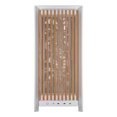 2. Corsair FRAME 5000D WOOD RS Midi Tower Walnut, White