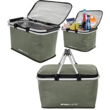 FOLDABLE THERMAL TOURIST BASKET 24L GREEN ENERO CAMP