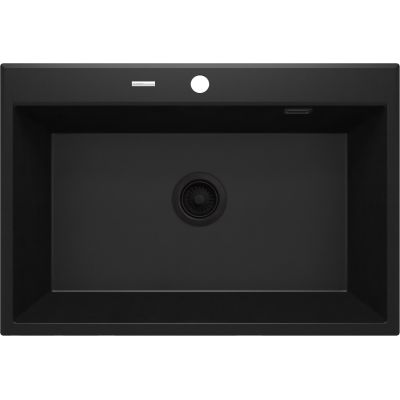 Deante Eridan ZQEN103 granite sink 70x52 cm black