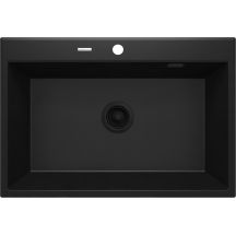 Deante Eridan ZQEN103 granite sink 70x52 cm black