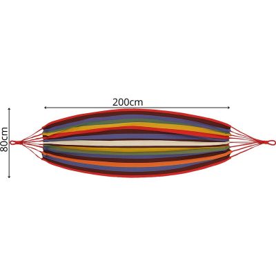 4. GARDEN HAMMOCK FOR 1 PERSON 200x80CM WITH COVER 1064000