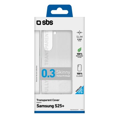 2. SBS Skinny Cover for Samsung Galaxy S25+ - transparent