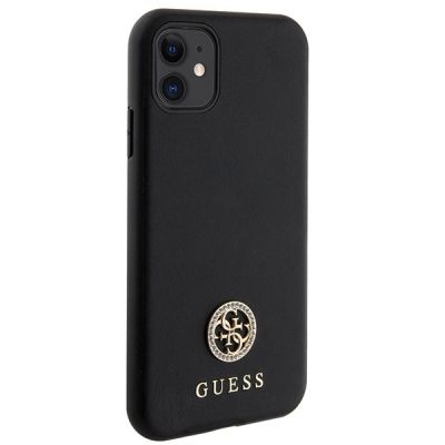 4. Guess Strass Metal Logo iPhone 11 / Xr 6.1" Case - Black