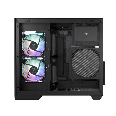 14. MODECOM VOLCANO PANORAMA APEX ARGB 3F MIDI BLACK CASE