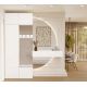 3. HAGA II 1SZ1W Hallway Wardrobe, White