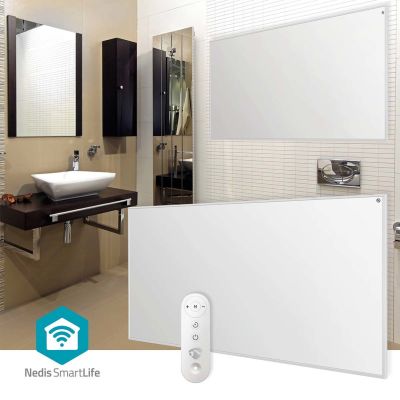 8. Nedis HTIP700WTW Indoor Heater White 700W Infrared Electric Heater