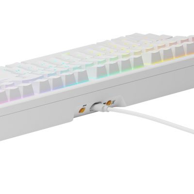 6. Glorious Gaming GMMK 3 HE 100% Prebuilt USB Keyboard QWERTY US English White