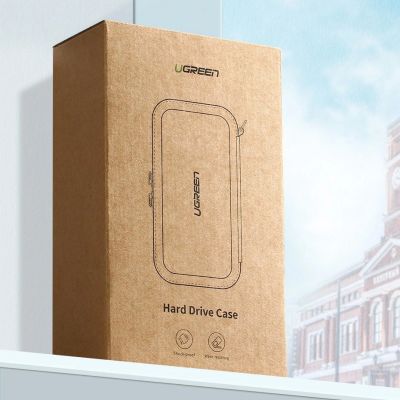 10. Ugreen case for HDD and accessories 16.5 x 9.5 x 4.5 cm black (40707)