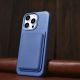 14. iCarer Litchi Premium Leather Case iPhone 14 Pro Max Magnetic Leather Case with MagSafe Light Blue (WMI14220712-LB)