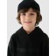 4. Boys' regular hooded fleece 4F Junior 4FJWAW24TFLEM213-20S