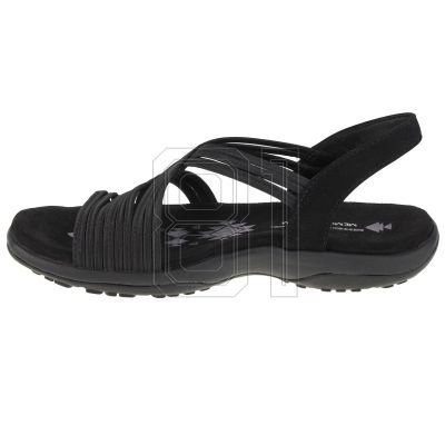2. Skechers Reggae Slim Simply Stretch Sandals 163023-BLK Black 36
