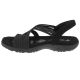 2. Skechers Reggae Slim Simply Stretch Sandals 163023-BLK Black 36