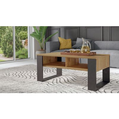 3. Coffee table MODERN 2P 90x58xH50 artisan/black