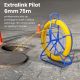 13. Extralink EX.30882 Pilot 6mm 75m Cable Puller | FRP Fiberglass, Diameter 6mm, Length 75m, Yellow