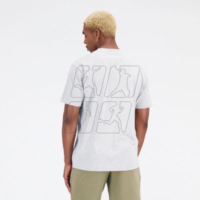 3. New Balance Essentials Stacked Logo Co M T-shirt MT31541AG