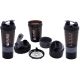 FITNESS SHAKER BOTTLE 500ML BLACK GRAY PURE 2 IMPROVE
