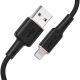 9. Acefast cable MFI USB - Lightning 1.2m, 2.4A black (C2-02 black)