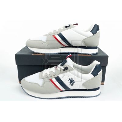 11. US Polo ASSN trainers. M NOBIL006-WHI