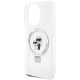6. Karl Lagerfeld Ring Stand Karl&Choupette MagSafe case for iPhone 13 Pro Max - white
