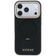3. Guess Ring Stand 360 Grained Classic Logo MagSafe Case for iPhone 18 Pro Max / 17 Pro Max - Black