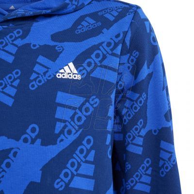 3. adidas Essentials Allover Print HD Jr IS2555 sweatshirt