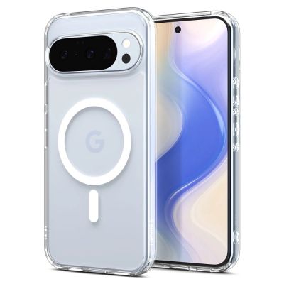2. Spigen Ultra Hybrid Mag MagSafe Case for Google Pixel 10 / 10 Pro - Clear and White