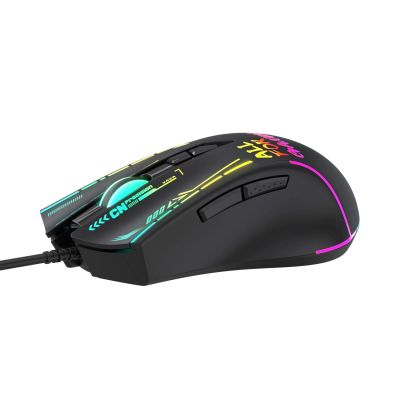 4. Wozinsky WMGK-7200 Wired Optical Gaming Mouse 7200 DPI - Black