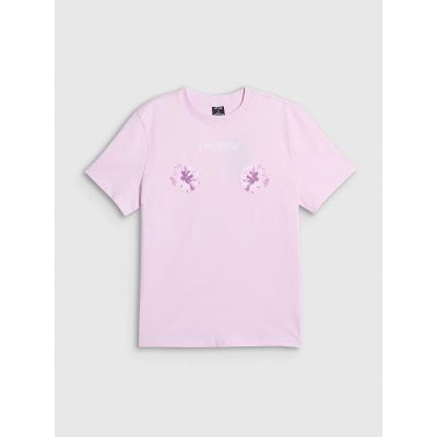 5. Women's loose T-shirt with print 4F 4FRSS26TTSHF3882-56S