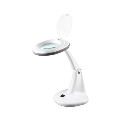 Rebel 5D 6W Table Lamp with Magnifying Glass, 6500K