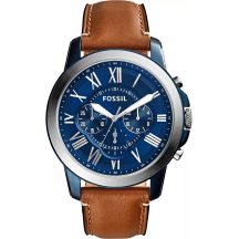 FOSSIL Grant Leather Men's Watch FS5151 + BOX