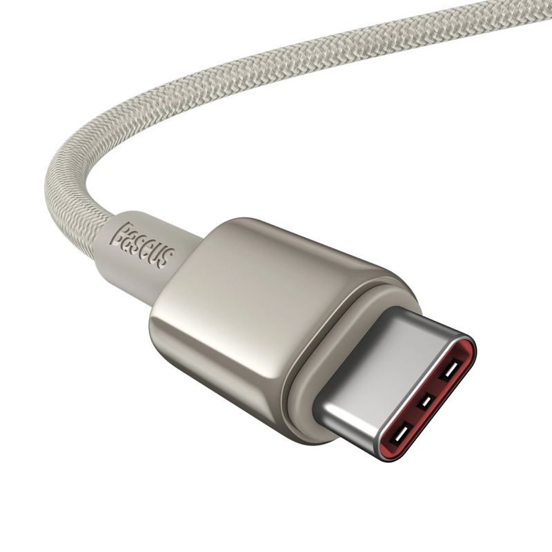 3. Baseus Tungsten Gold USB-C / USB-C cable 100W 1m - gold