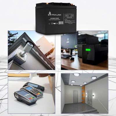 8. EXTRALINK MAINTENANCE-FREE AGM BATTERY 12V 40AH