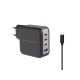 CONCEPTRONIC Charger 4Port GaN 3xUSB-C/1xA 100WPD3.0/PPS sw
