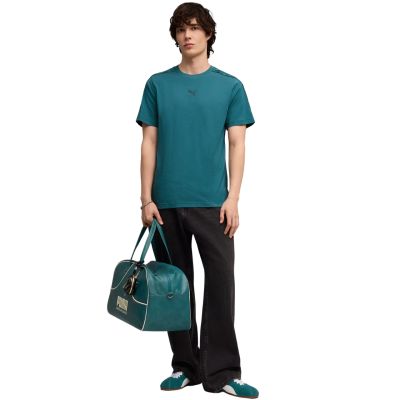 5. Puma Tape Tee turquoise men's t-shirt 691693 41